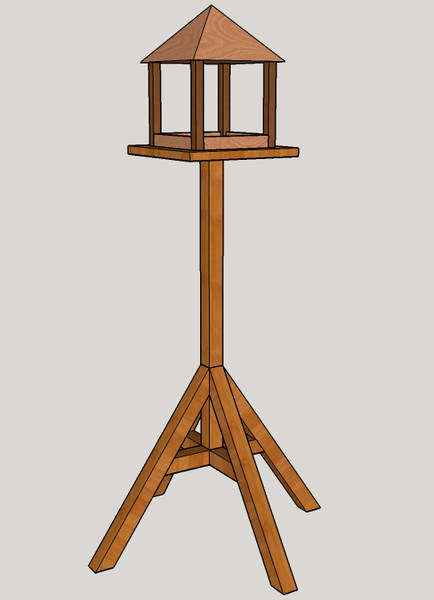 Mangeoire à oiseaux sur pied