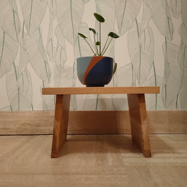 Repose-pieds en chêne