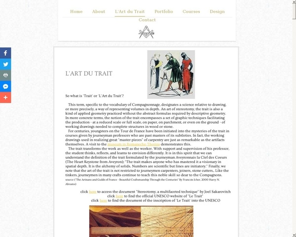 Stéréotomie L'art du trait