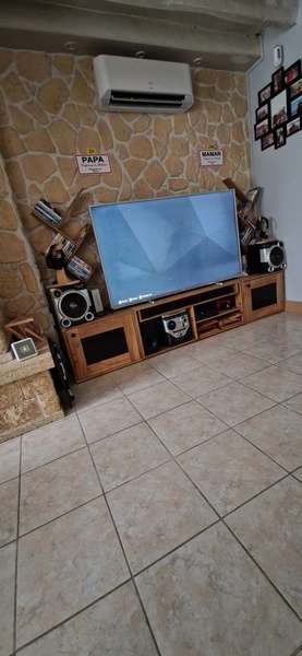 Meuble tv en 3 parties