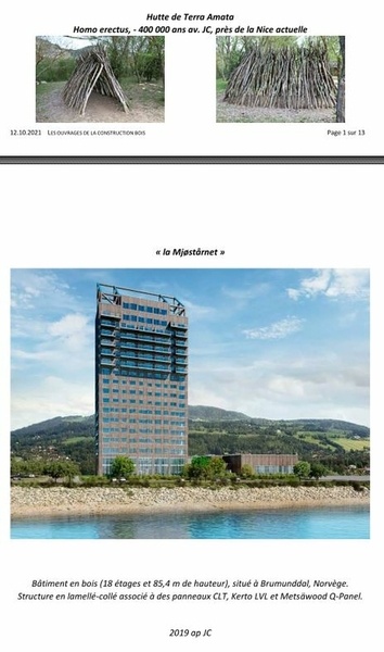 Les ouvrages de la construction bois