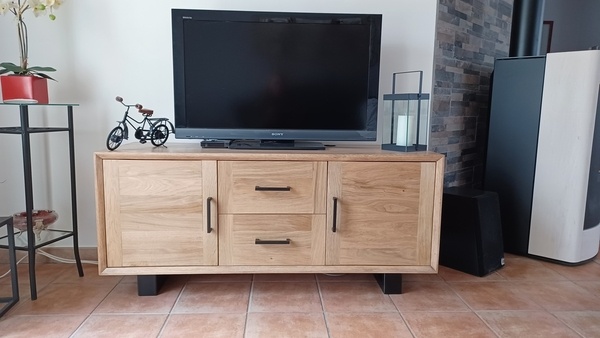 Meuble TV style industriel