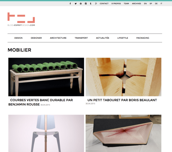 Blog Esprit Design