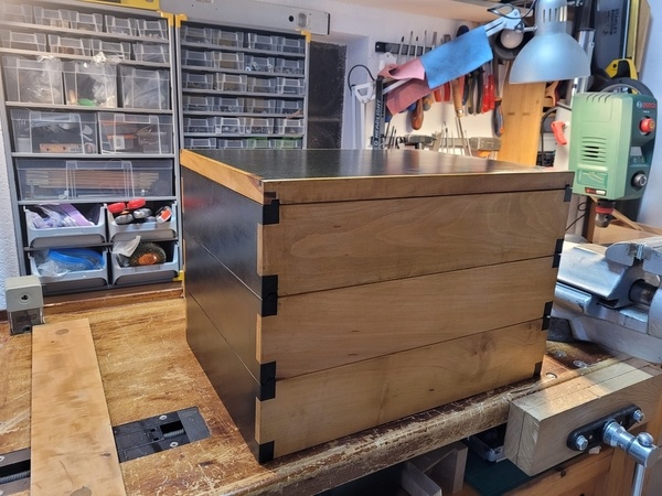 Boîtes de rangement empilables pour mes rabots