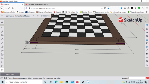 Echiquier commande client