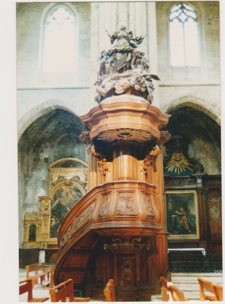 Chef d'œuvre du Trait: la Chaire de St Maximin