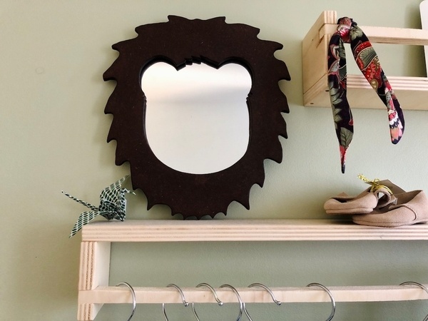 Miroir pour enfant "Tête de Lion"