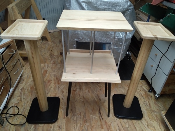 La console et et ses colonnes