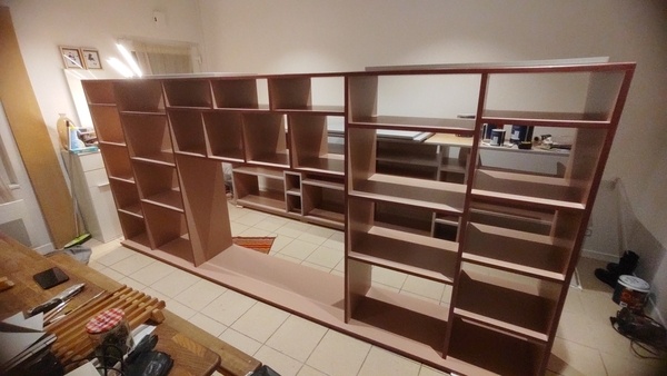 Bibliothèque meuble télé