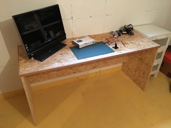 Bureau en OSB