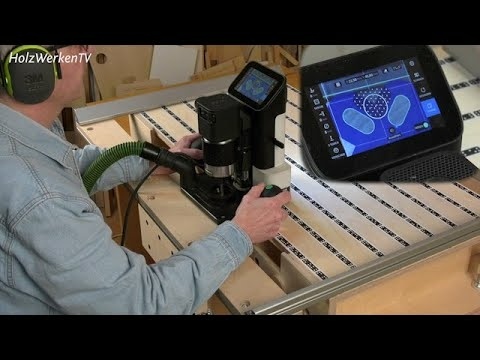 Guido Henn et la défonceuse CNC