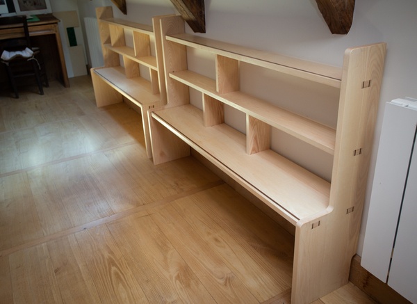 Duo de bibliothèques basses