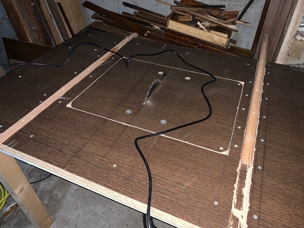 Scie circulaire sous table