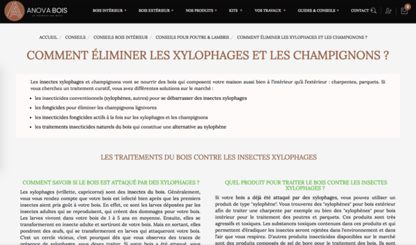 Alternatives au Xylophène