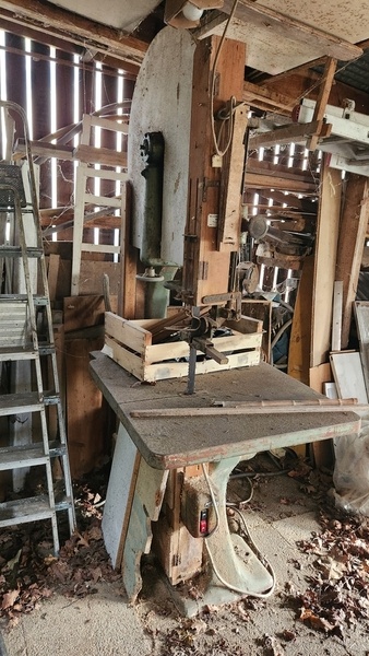 Donne machine à bois Combinée et Scie à ruban