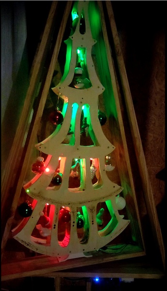 Sapin de Noël rotatif