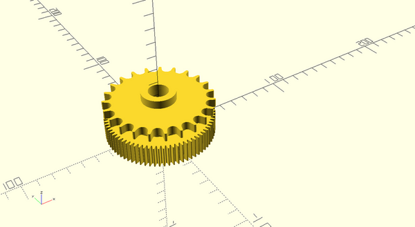 Dessin 3D Roue dentée 149701710 pour  LUREM C2000