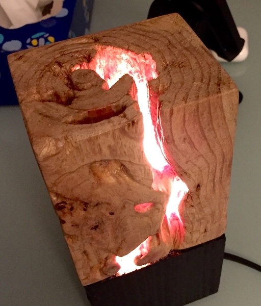 Lampe "magma en fusion" première édition !