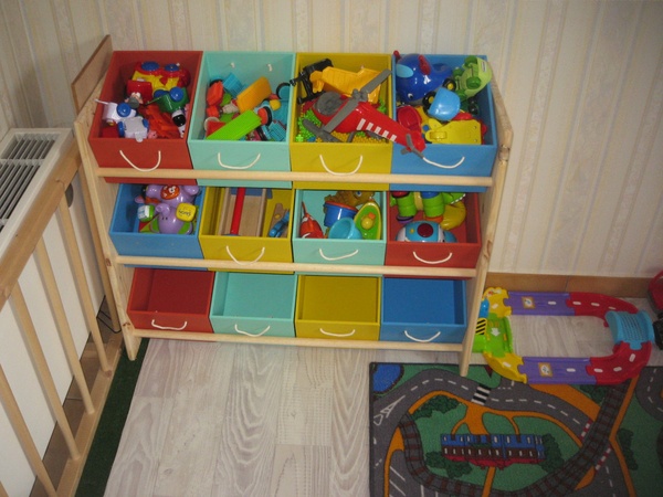 Meuble de rangement jouets