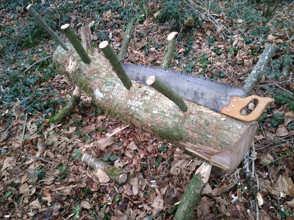 Un chevalet de sciage