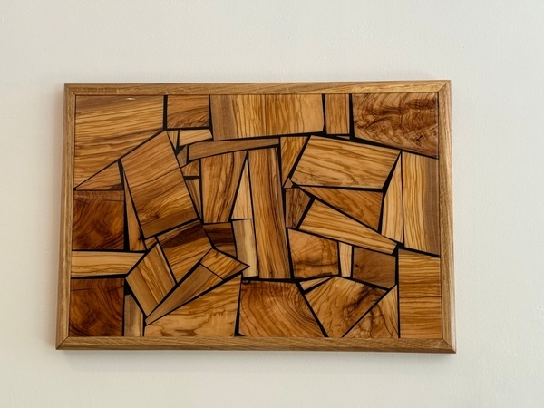 Cadre en bois d'olivier