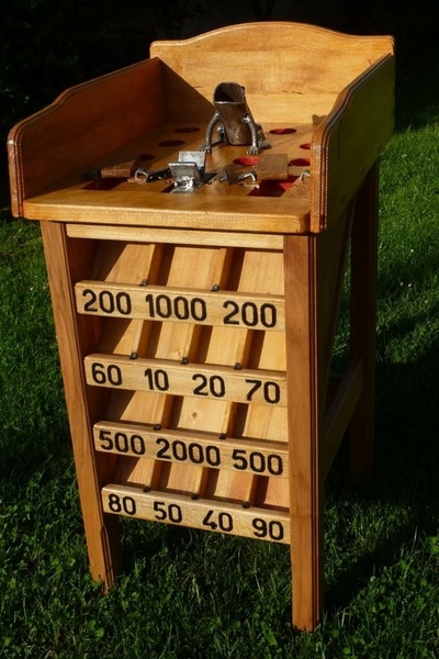 Jeu de grenouille a palets