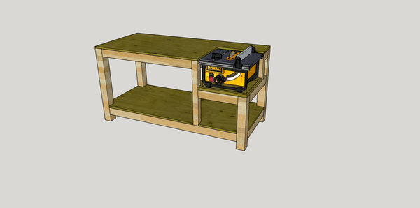 Etabli pour scie sur table