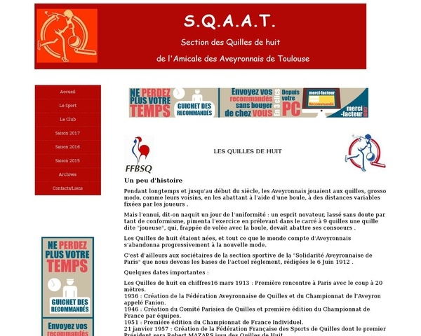 Jeu de quilles de huit