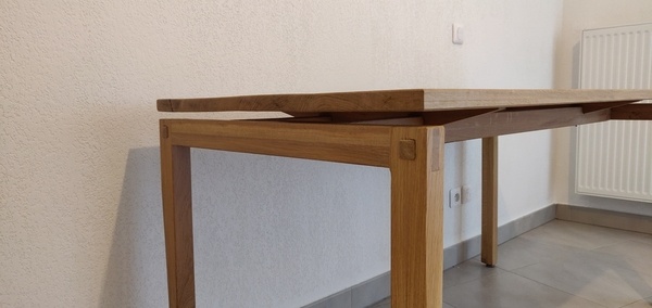 Bureau en chêne - Style floating desk