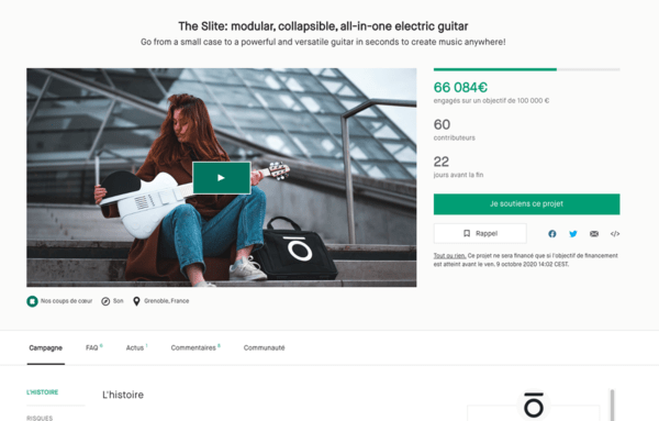 Guitare Démontable Made in Grenoble