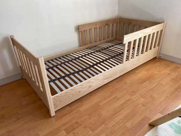 Lit enfant en 90 cm inspiré d'un lit cabane