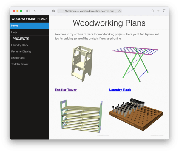 Woodworking Plans and OpenSCAD
