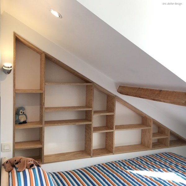 Bibliothèque encastrée CP