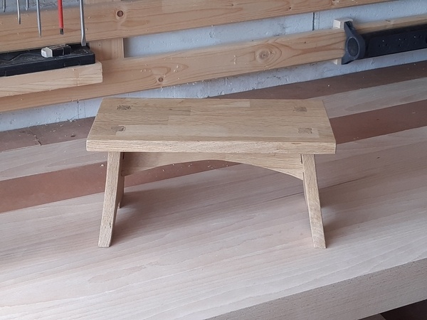 Petit banc en chêne