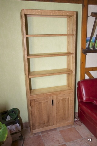 Bibliothèque en chêne