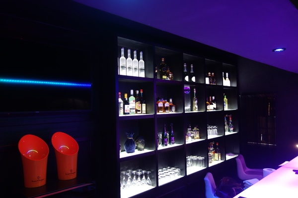 Arrière bar de discothèque