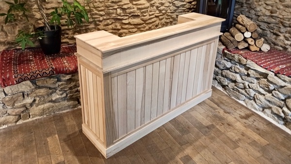 Bar en frêne olivier (avec vidéo you Tube)