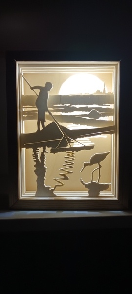 Light Box Les Marais Salants dans l'île de ré