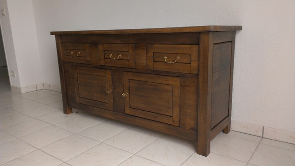 Buffet en lamellé chêne