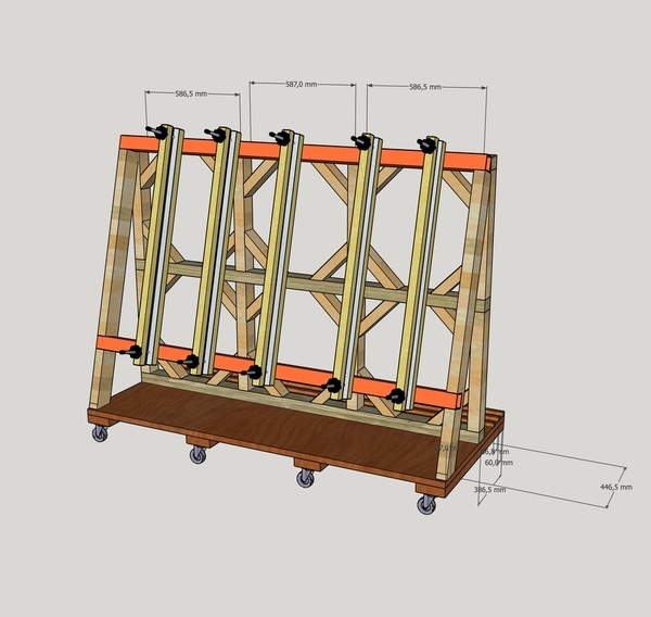 Chassis pour presses de serrage