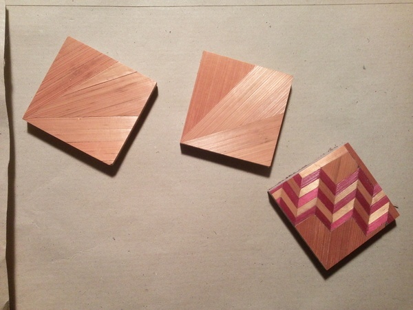 Premier test marqueterie de paille