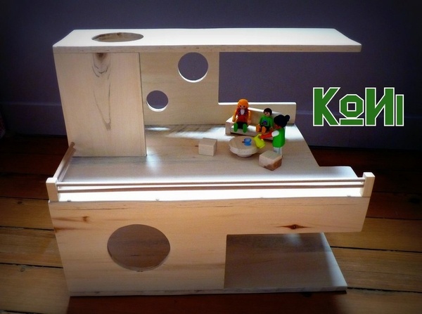 Maison de poupée en palette