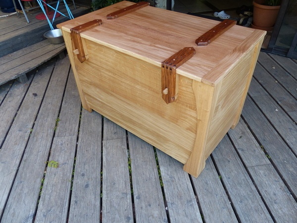 Coffre en Chêne blanc et chêne noir