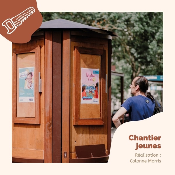 Aménagement extérieur // Chantier participatif Colonne Morris à Nantes