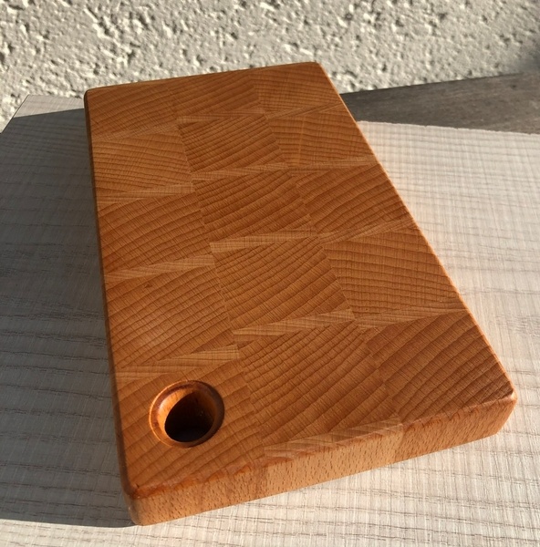 Planche à découper en bois de bout