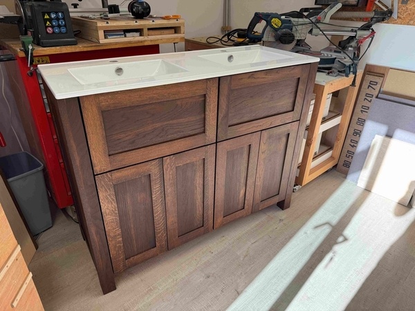 Meuble salle de bain avec double vasque