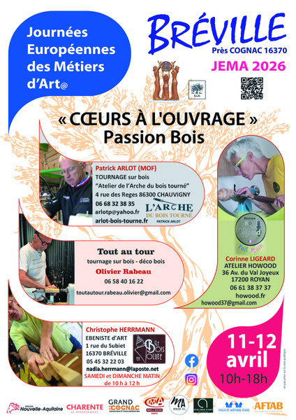 JEMA  : "coeurs àl'ouvrage et passion bois"