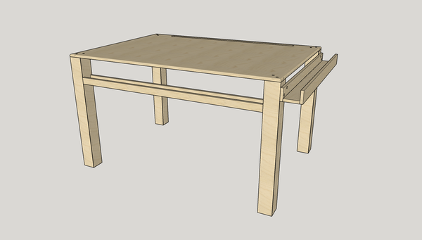 Table de découpe pour couture