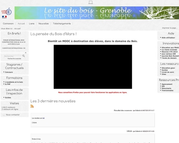 Regardez le travail des profs menuiserie et ébénisterie pour les élèves