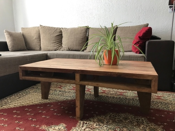 Table basse en chêne